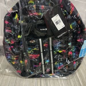 Hurley Multicolor Graphic Backpack